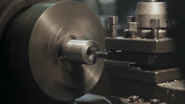 boring lathe metal blank