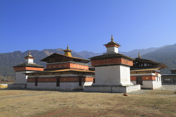 Countryside houses, Bhutan