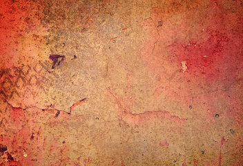 Brown grungy wall