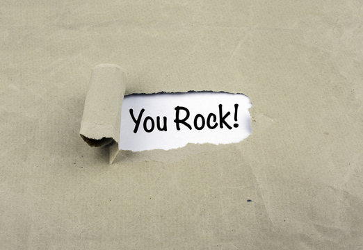 Inscription revealed on old paper - You Rock!