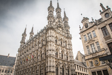 Fototapeta premium Leuven City Hall in Belgium