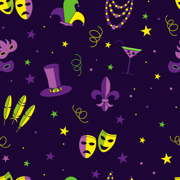fleur-de-lis seamless pattern