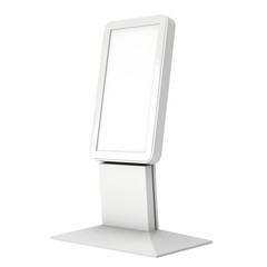 Trade show booth LCD kiosk stand.