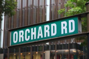 Street Sign in Singapore – Orchard Road