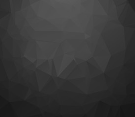 black Polygonal Mosaic Background