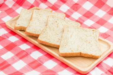 Fototapeta na wymiar Sliced rye bread