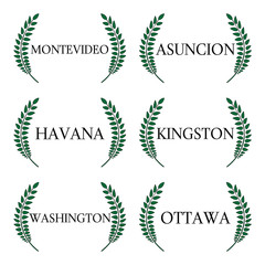 Laurel Wreaths America Capitals 5