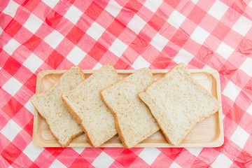 Sliced rye bread
