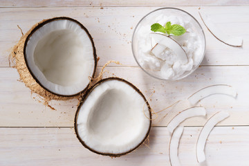 coconut ice cream