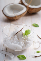 coconut ice cream