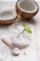 coconut ice cream