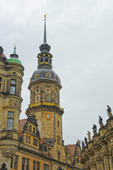 Fototapeta na wymiar Dresden Castle in the city center of Dresden in Germany