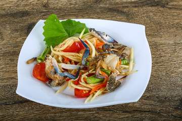 Thai spice crab salad