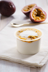 passion fruit yogurt.
