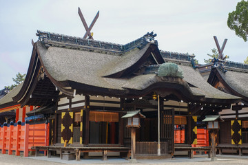 Fototapeta premium 大阪 住吉大社 Sumiyoshi Taisha Shrine