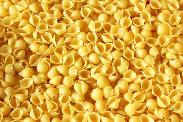 Pasta shells background