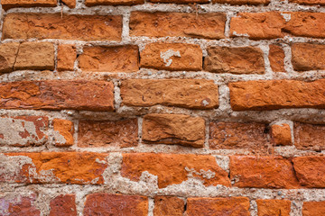 Background of old  brick wall texture