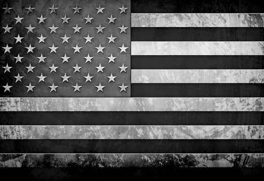 Grunge Flag Of USA
