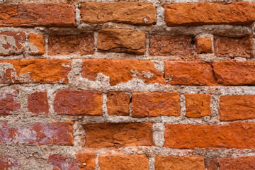 Background of old  brick wall texture