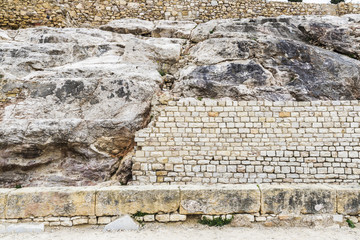 Roman amphitheater in Tarragona, Spain
