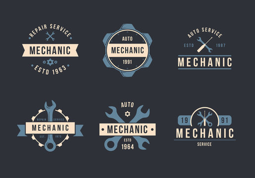 Mechanic Logo Set