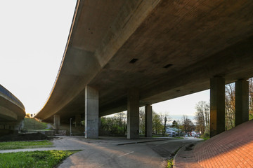 Autobahnbrücke bei Wolfartsweier