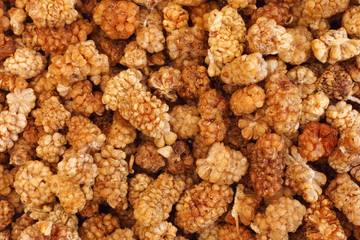 Sun dried white mulberries