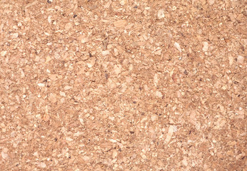 Sandy brown eco friendly cork texture horizontal front view closeup