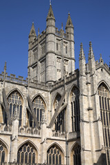 Fototapeta premium Bath Abbey Tower, England