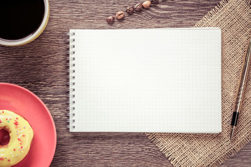 Coffee break with snack
