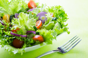 Fresh vegetable salad