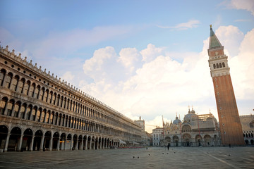 Piazza San Marco at dawn