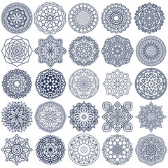 Mandala Vector Ornaments Set 1