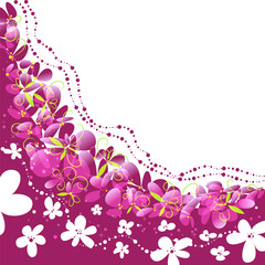 floral background, pattern with flowers