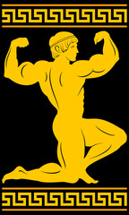 Olympic athlete vector