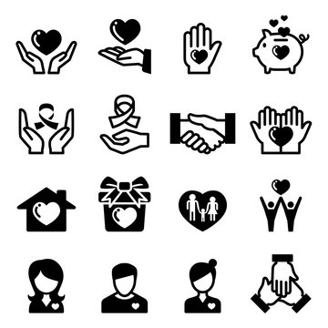 Charity, Donation, Giving & Sharing icon
