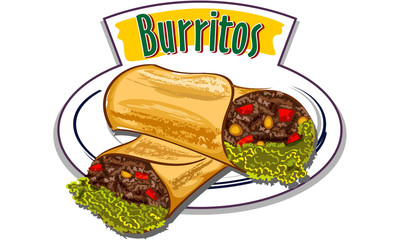 Burritos vector