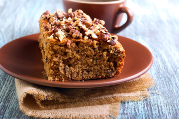 Greek walnut spice cake
