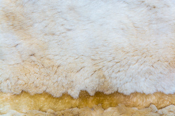 beige imitation fur for background