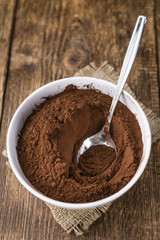 Portion of Cocoa powder