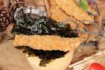 shishamo fried with sause is a delicious.