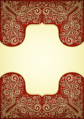 Vintage floral background.