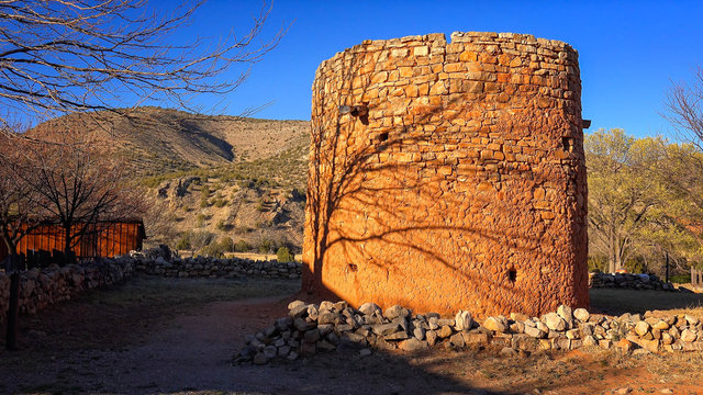 The Torreon Rock Tower Fort in Lincoln, New Mexico