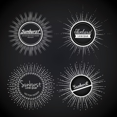 Fototapeta premium sunburst pattern design 