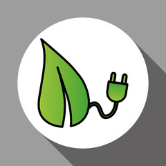 eco leaf design , vector illustration