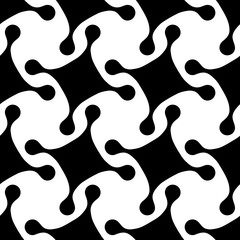 Seamless Curved Shape Pattern