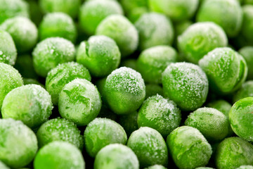 Erbsen und verschiedenes eingefrorenes Gemüse