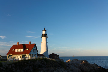 Fototapeta na wymiar Portland Head Light Lighthouse, Portland, Maine, USA