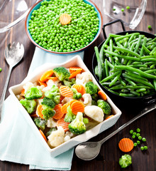 Frisches gefrorenes Gemüse 