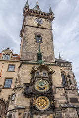 Astronomical Clock (Orloj, 1410), Old Town of Prague, Czech Rep.